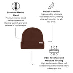 The "Bristol" Beanie - Coffee