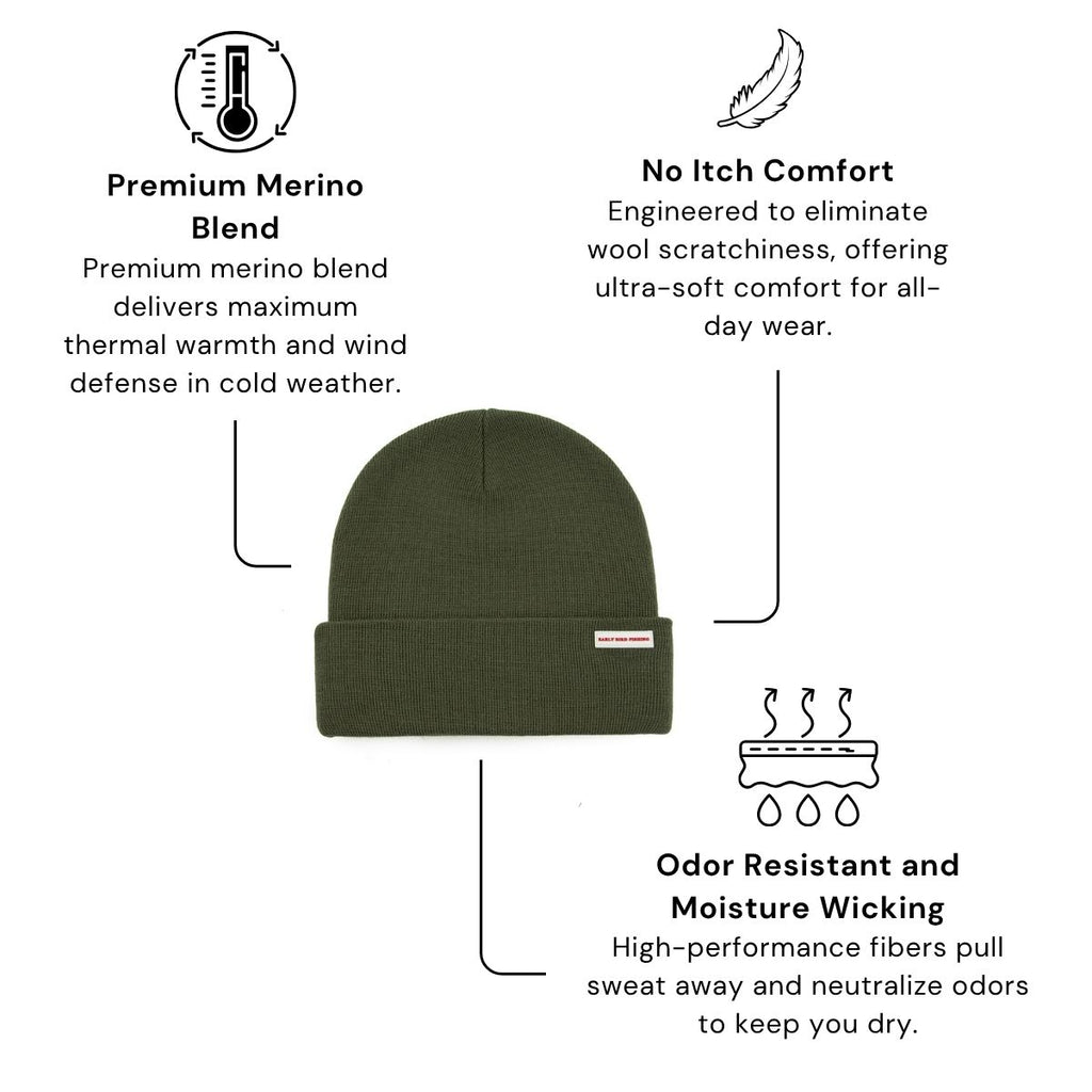 The "Bristol" Beanie - Olive