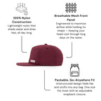 The "Everyday" Snapback - Maroon
