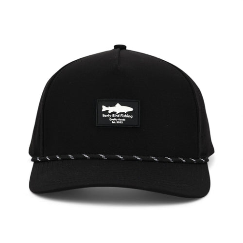 The "Sierra" Snapback - Black Early Bird Fishing